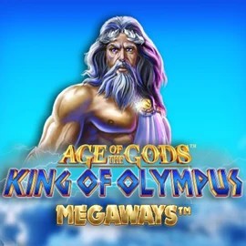 Age Of The Gods: King of Olympus Megaways logo by Origins at SpinDog Casino