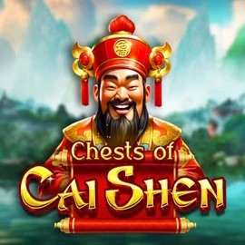 Chests of Cai Shen slot visual from Pragmatic Play available on casinospindogs.uk
