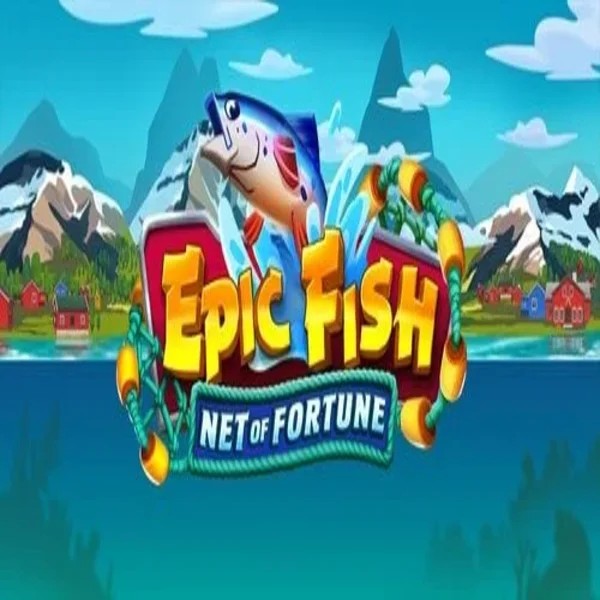 Epic Fish Net of Fortune slot visual from Quickspin available on casinospindogs.uk