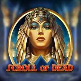 Slots logo of Scroll of Dead from Play'n GO at SpinDog Casino