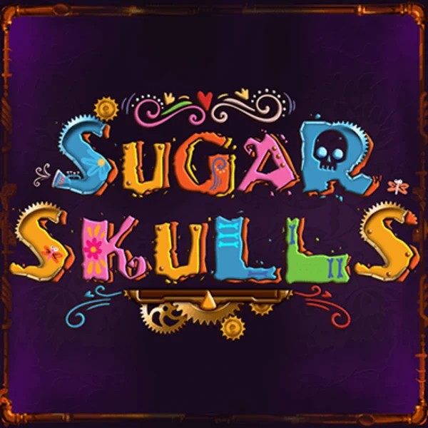 Sugar Skulls game by Booming Games – logo hosted on SpinDog Casino